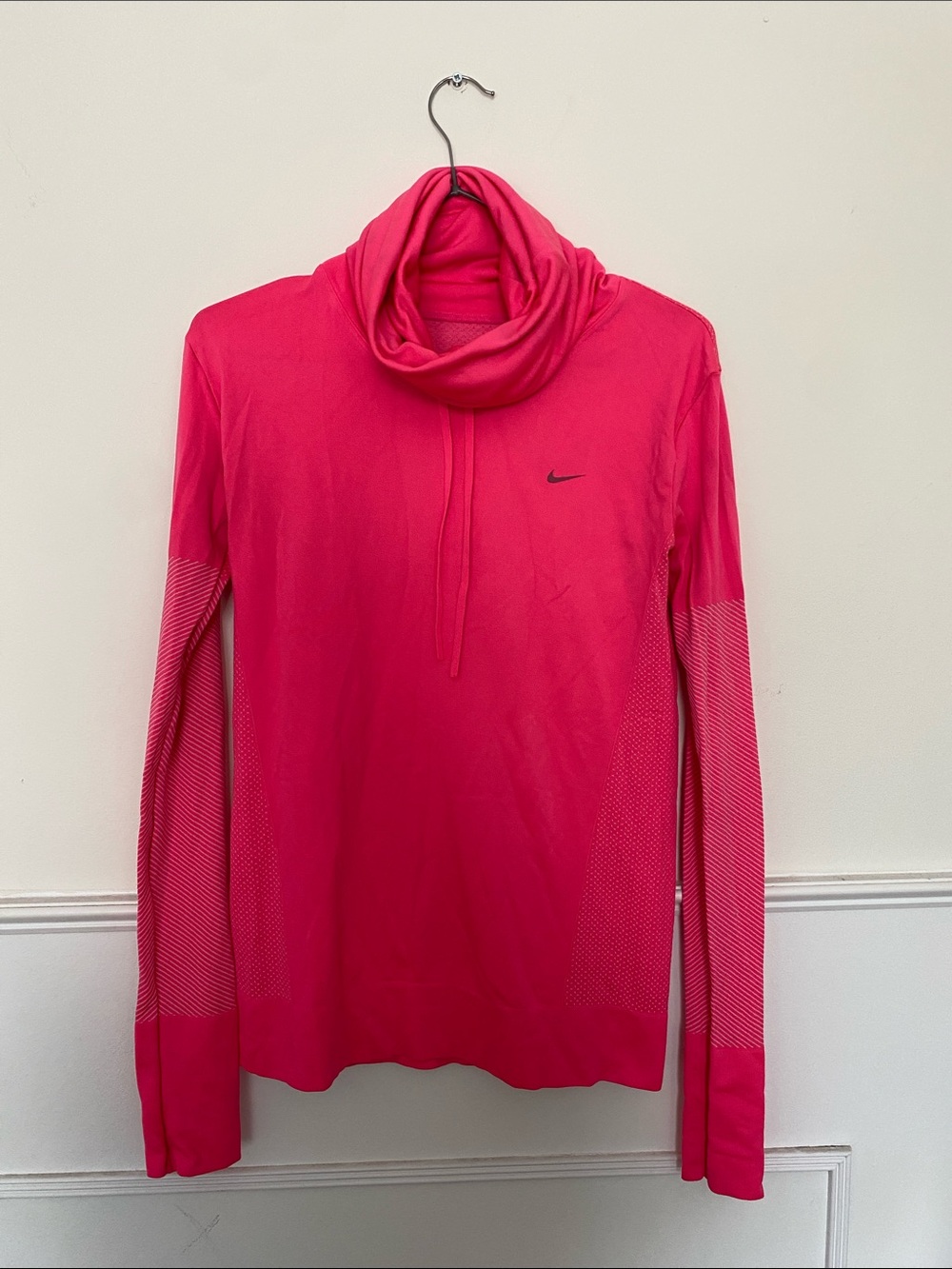 Nike Bright Pink Hoodie with Small Swoosh